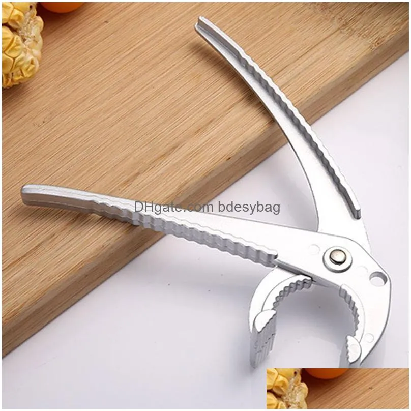 portable dish plate lifter tool non slip tongs restaurants anti scalding hot bowl aluminum alloy pot clip pan gripper lx5294