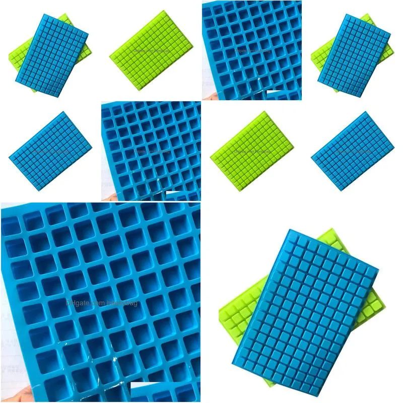 126 cavity ice molds silicone mold for chocolate cake candy ice cube tray maker bar tools w0072