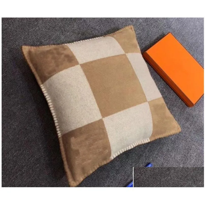 letter designer pillow bedding home room decor pillowcase couch chair sofa orange car thick cashmere cushion multisize men women casual designer