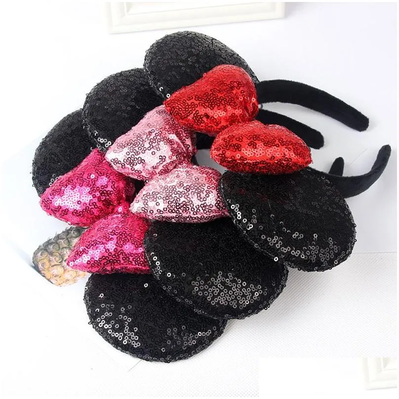 ear headband hair band accessories for women sequins bow girls headbands birthday party hairbands 20 styles