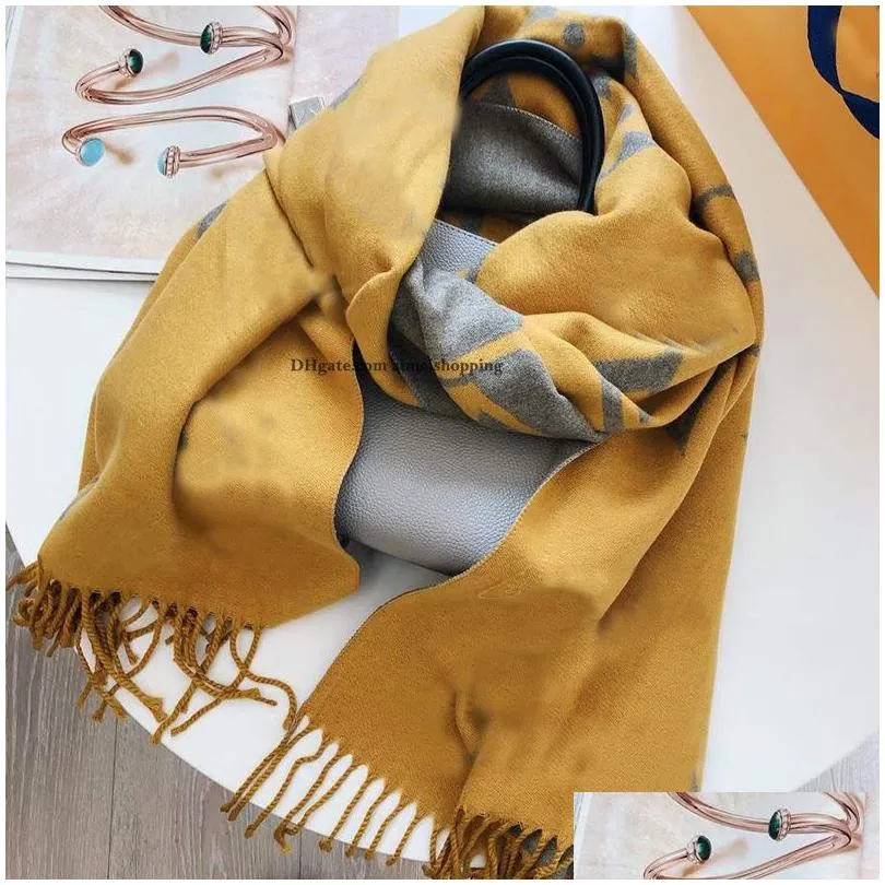 2022 new luxury scarf cashmere thick shawl women long winter wram pashmina wraps hijab with tassel bufanda foulard gift 2022