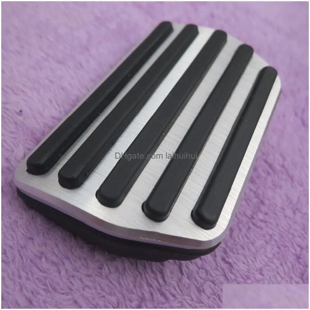 aluminium car accessories for volvo s60 s80l xc60 s60l v60 xc70 v70 at accelerator gas brake foot rest pedal pads styling plate