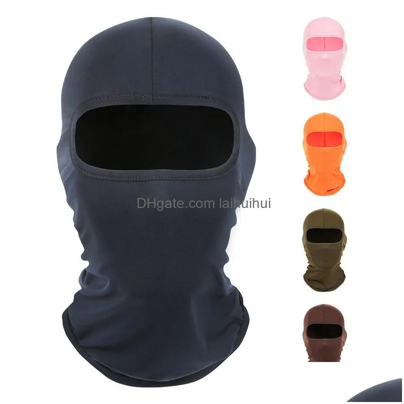 mens caps cycling balaclava full face ski mask bicycle hat windproof breathable anti-uv motocross motorcycle helmet liner hats