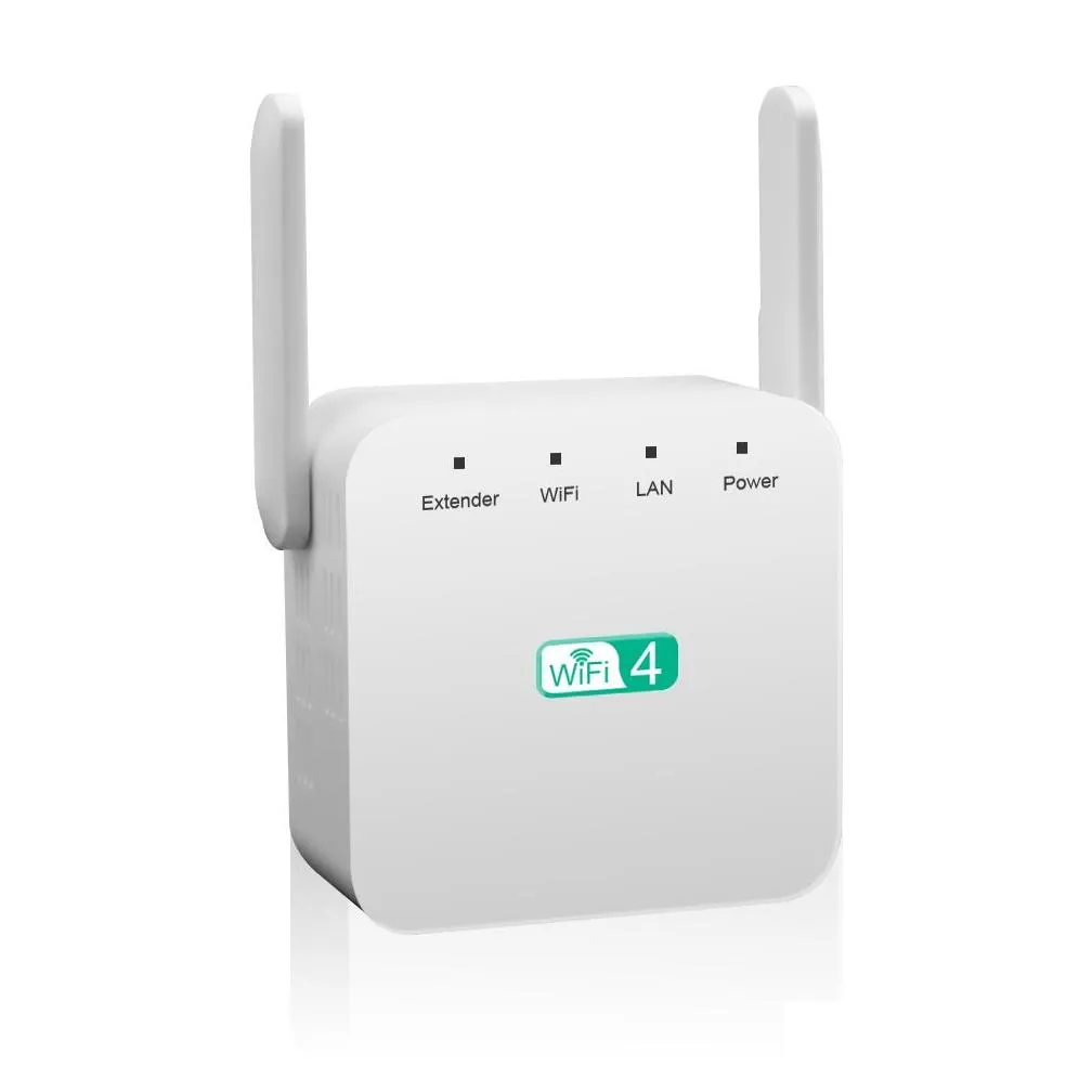 300Mbps WiFi Repeater 2.4GHz Range Extender Routers Wireles-Repeater Amplifier Signal Booster 3 Antenna Long-Range Expander youpin