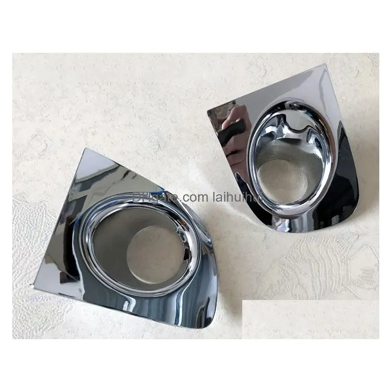 higher star abs chrome 2pcs car front fog lamp decoration cover for volkgen passat b5