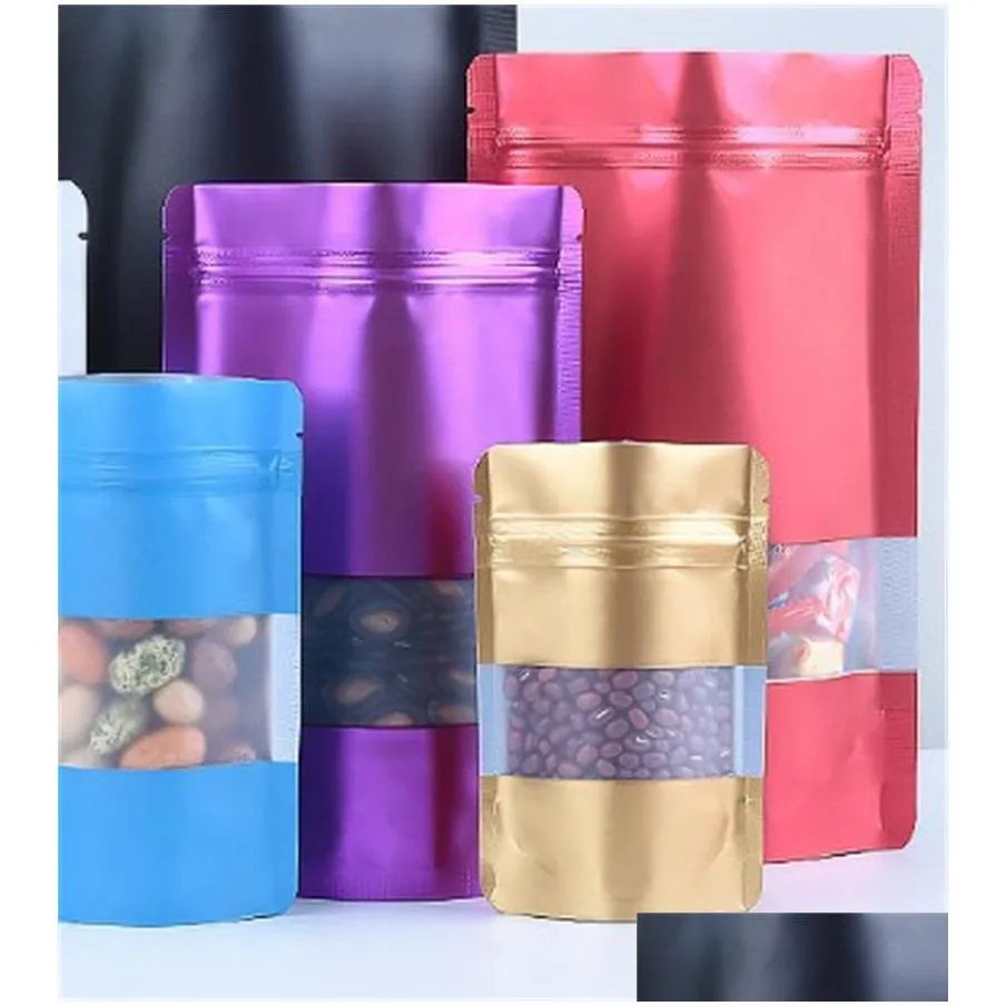 storage plastic bag food packaging container smell proof bags aluminum foil self sealing organizer snack transparent belt oblong 54 8jh