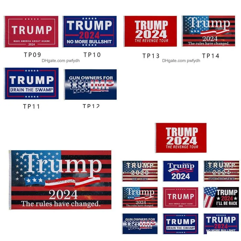3x5 ft trump flag 2024 election flags donald the  tour 150x90cm banner wly935
