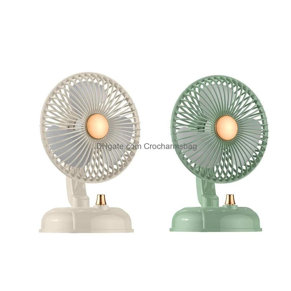 Other Home & Garden New Type-C Rechargeable Oscillating Head Portable Mini Fan For Outdoor Office Home Use. Drop Delivery Home Garden Dhl3U