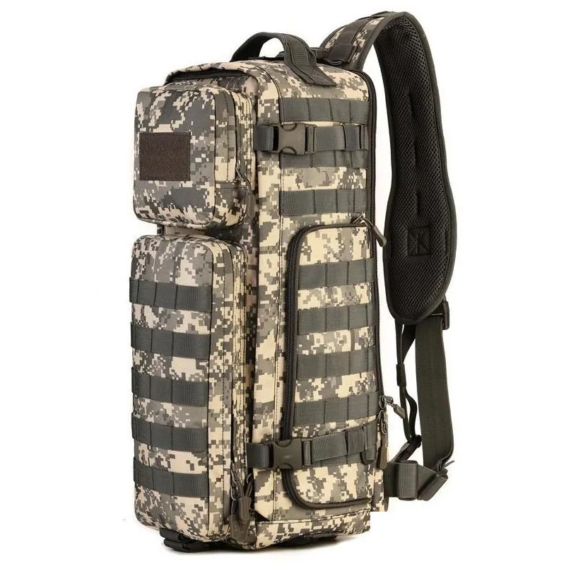 Multifunction Chest Sling Backpack Men Single Shoulder Bags Large Travel Military Backpacks Cross Body Outdoors Rucksack Pack