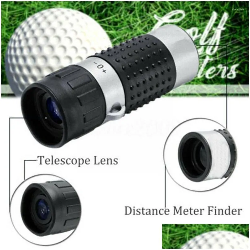 Golf Training Aids Optic Telescope Range Finder Scope Yards Measure Roulette Meter Rangefinder Distance Outdoor Monocular E8b9