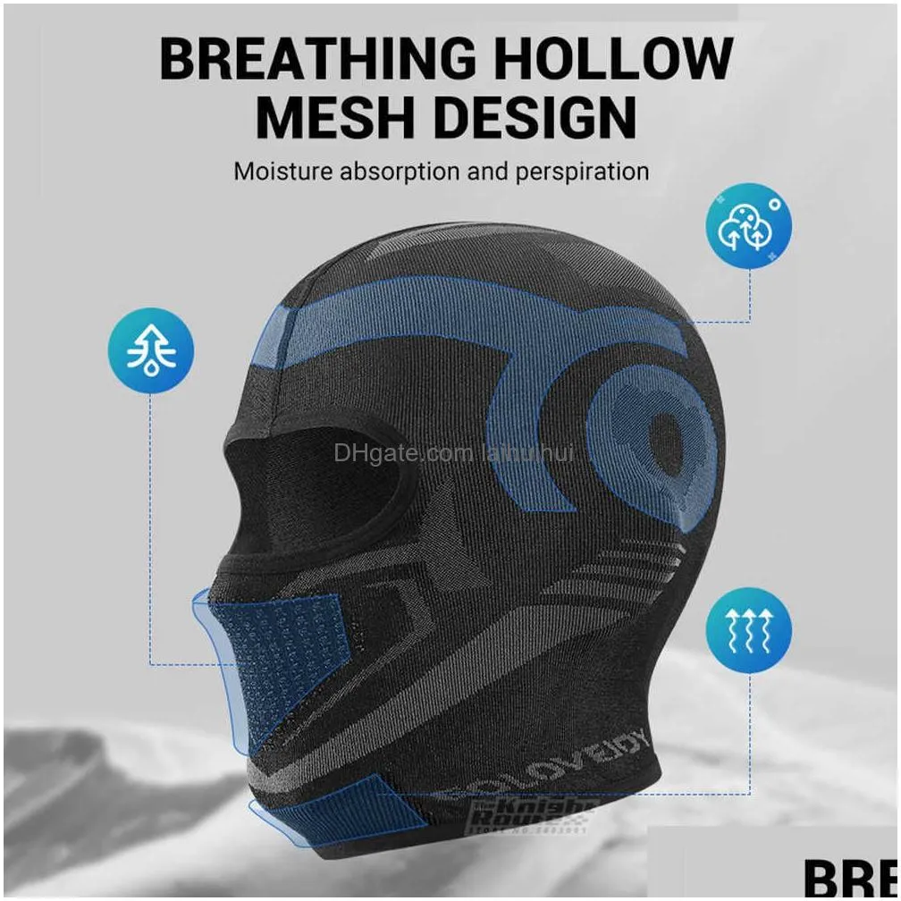 cycling caps masks motorcycle mask winter keep warm thermal knitting balaclava motorbike biker face mask windproof racing ski mask riding men women