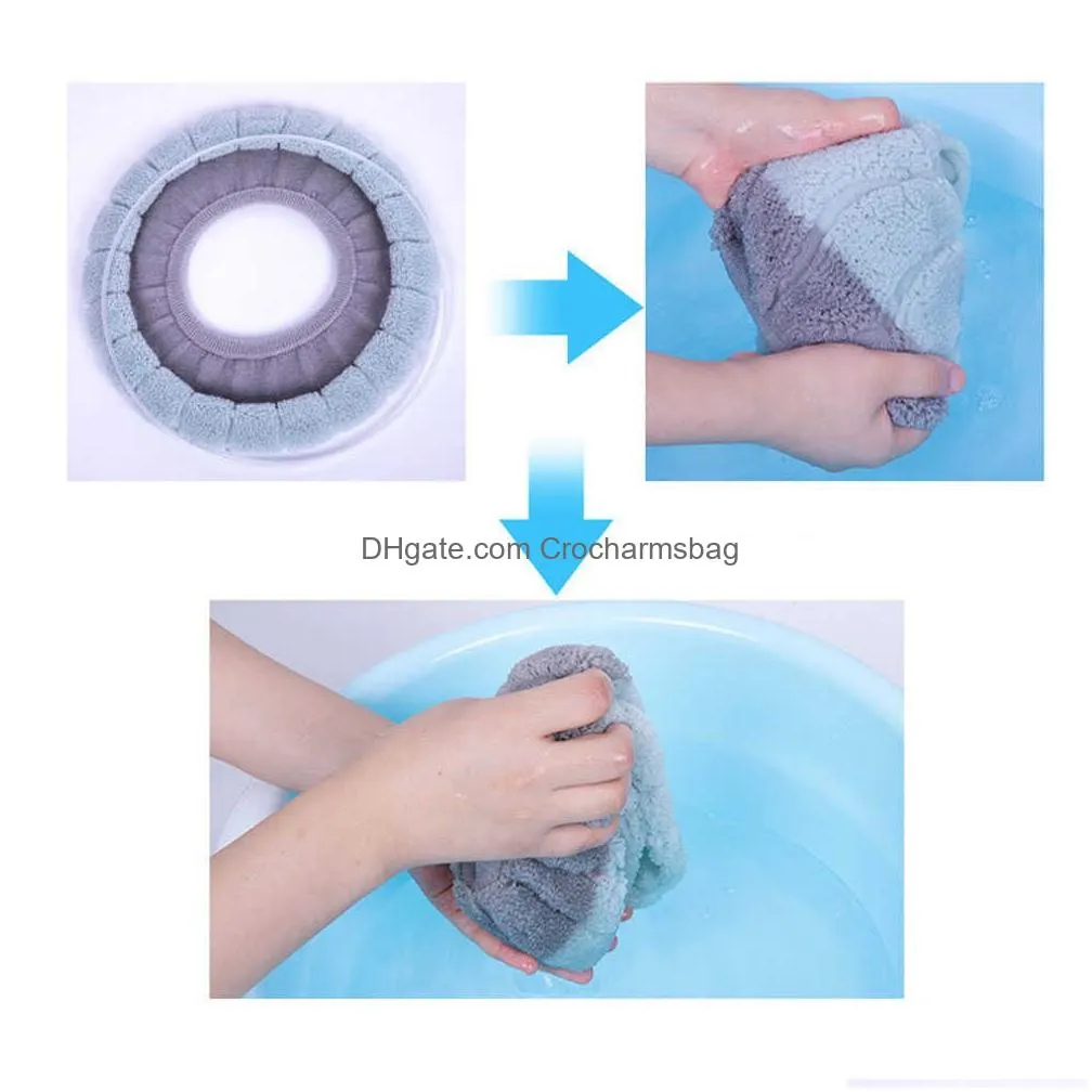 Toilet Seat Covers New Toilet Seat Er Mat Home Bath Winter Warm Lid Cushion Soft Washable Closestool Bathroom Accessories Drop Deliver Dhlv5