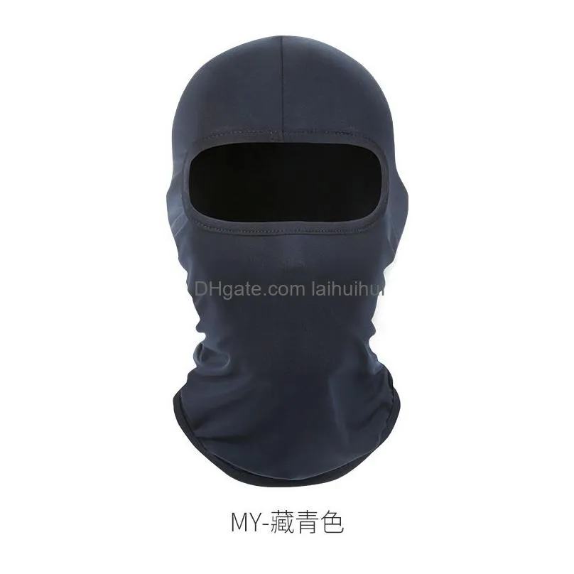 mens caps cycling balaclava full face ski mask bicycle hat windproof breathable anti-uv motocross motorcycle helmet liner hats