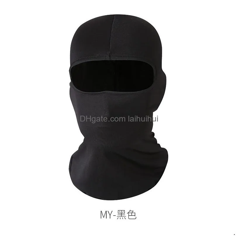 mens caps cycling balaclava full face ski mask bicycle hat windproof breathable anti-uv motocross motorcycle helmet liner hats