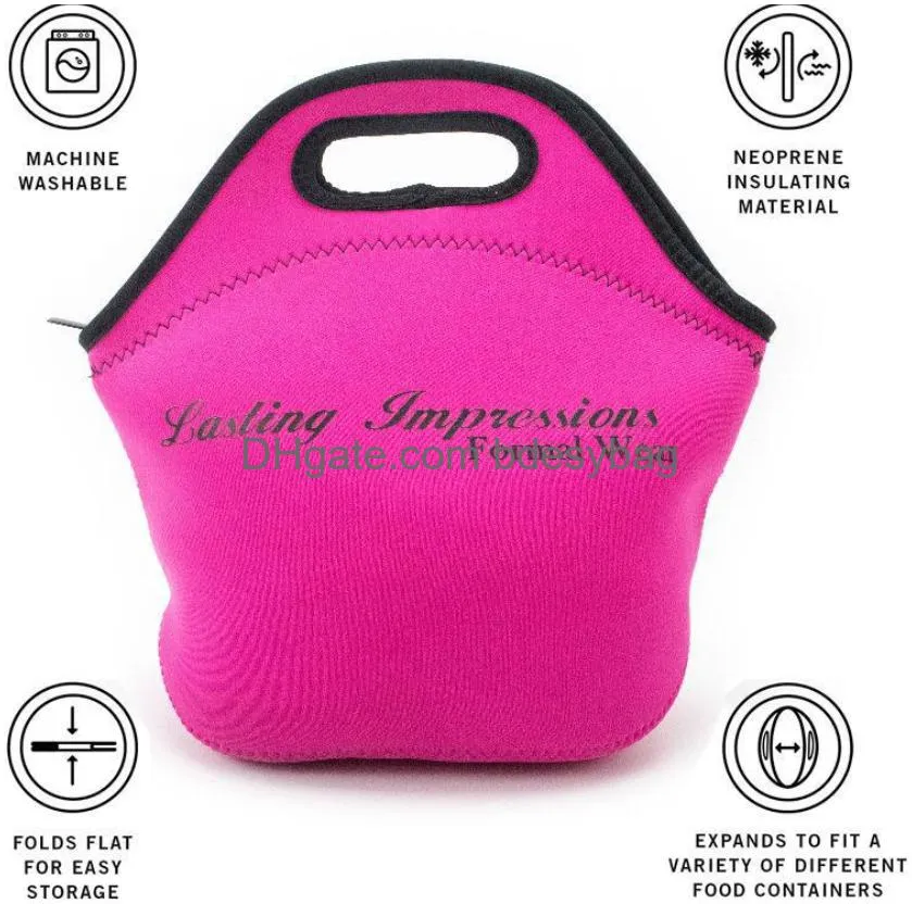 wholesale neoprene softball lunch bag cooler bag food carrier team accessories carrier tote can be embroidery lx373