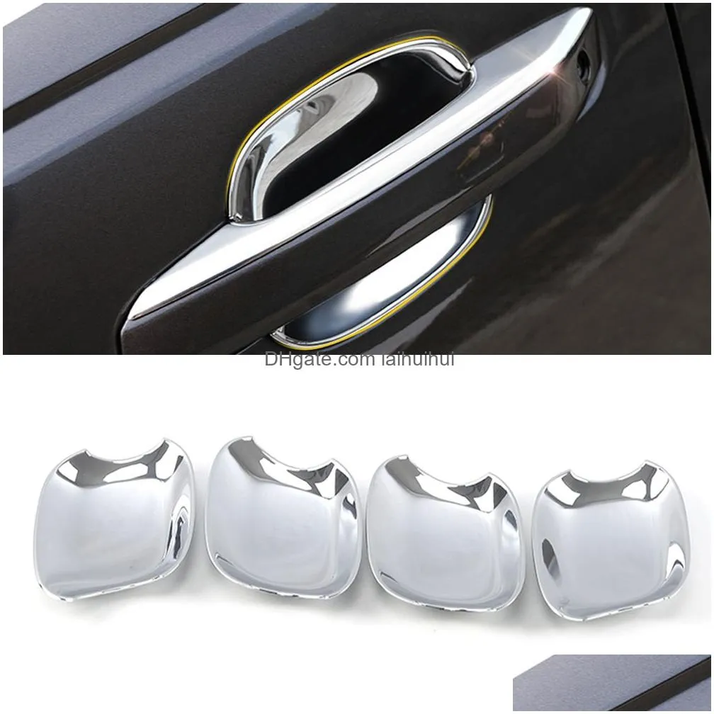 auto car accessories outside door handle bowl cover trim frame sticker chrome exterior decoration for audi q5 fy 2017 2018 2019331v