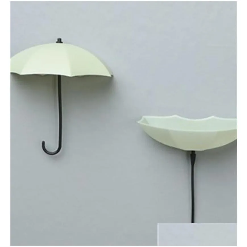 umbrella shape sticking hook nail no trace wall hooks small and lovely pylons kitchen organizer bathroom accessories 0 86zm e2