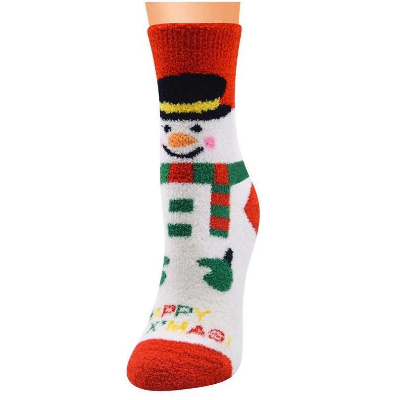 New Christmas Socks Series For Ladies Coral Veet Drop Delivery Dhunn