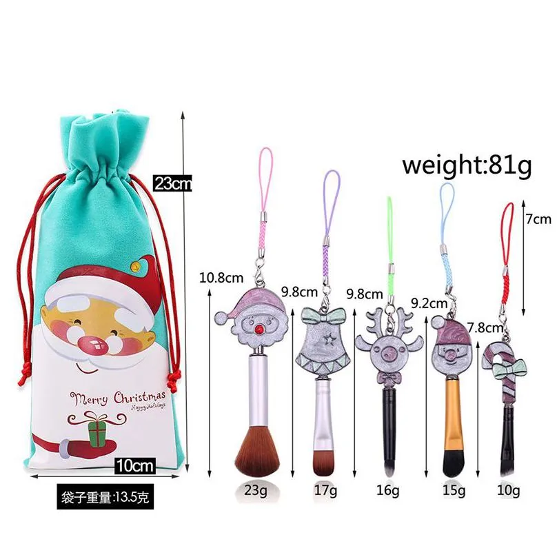 Christmas Gift Beauty Tool Set Makeup Brush Beginner Kit Drop Delivery Dhmiz