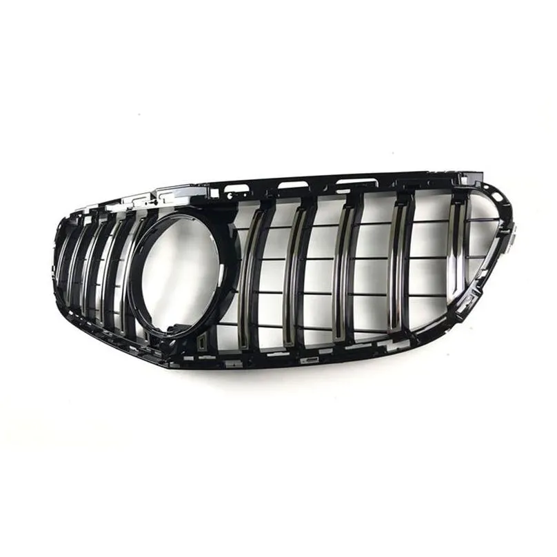 w212 abs material gt style racing grilles for e class180 2014-2016 replacement grille bumper grill