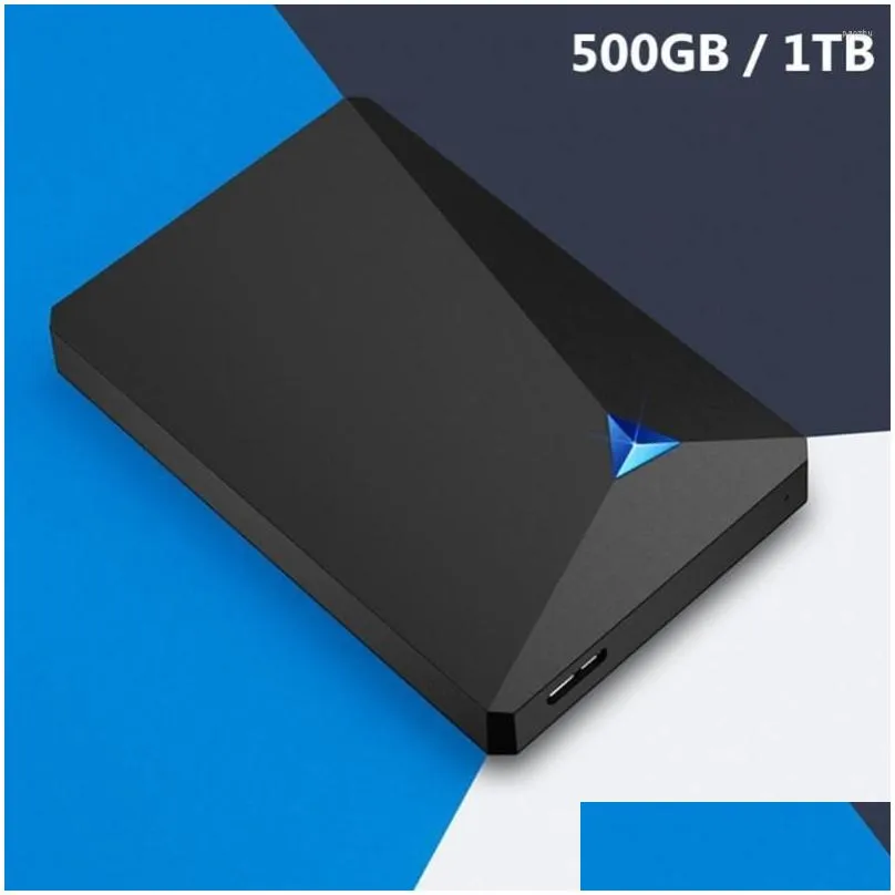 1TB/500GB HDD Storage Device Portable Desktop Laptop External USB 3.0 High Speed Hard Disk Drive