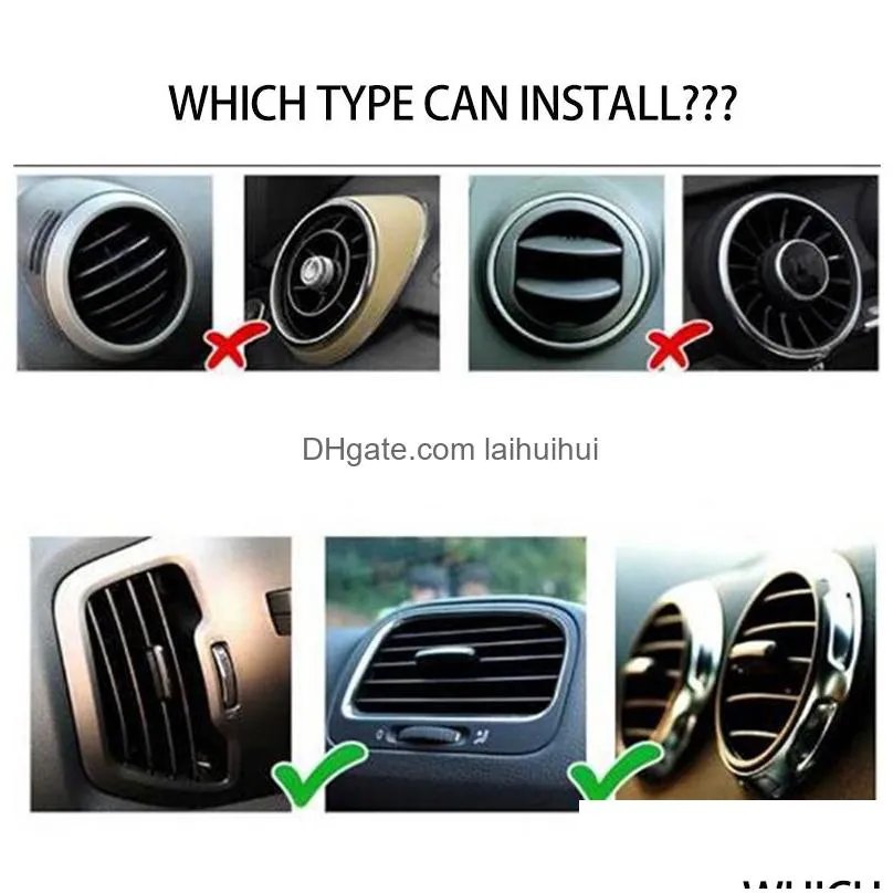  10 pcs car interior decoration strips moulding trim car air conditioner outlet vent grille chrome interior strip auto sticker