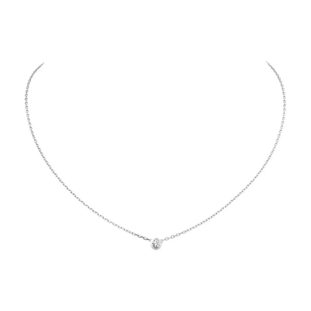 Pendant Necklaces Pendant Necklaces Designer Jewelry Diamants Legers Diamond Damour Love Necklace For Women Girls Collier Bijoux Fem D Dhbl9