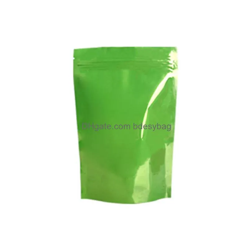 colorful food powder storage bag heat sealable stand up pouch aluminum foil self sealing plastic bag wholesale lx2358