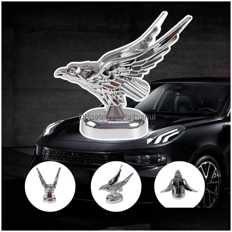  car bonnet front hood  ornament badge auto front cover chrome 3d  emblem modification accessories exterior decoration