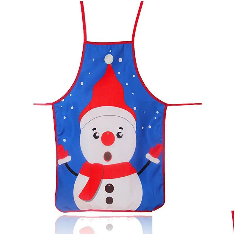 Christmas Decorations For Home 1 Pcs Santa Claus Apron Xmas Decor New Year Gift 50Cm X 70Cm Drop Delivery Dh6Gs