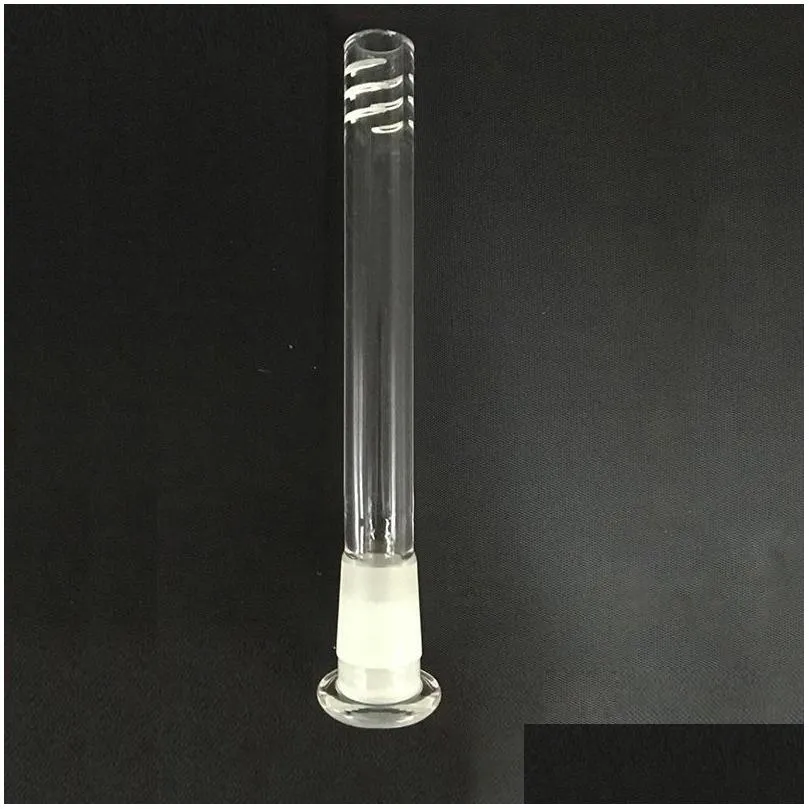 6 holes 3inch6inch 18mm male to 14mm female glass hookah parts accessories downstem reducer adapter diffused down stem for glass beaker water