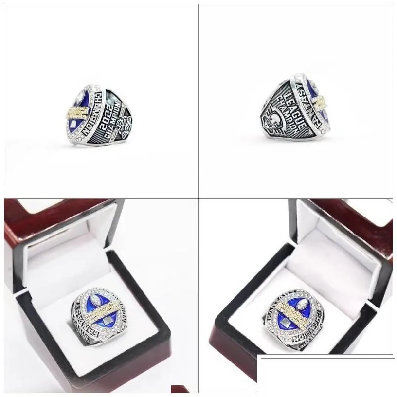 Cluster Rings Cluster Rings S 2022 Blues Style Fantasy Football Championship Fl Size 814 Drop Delivery 2021 Jewelry Chainworldzl Dhxb5 Dhzz7