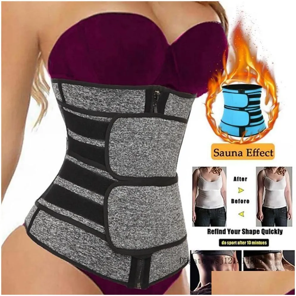  waist trainer women slimming sheath tummy reducing shapewear belly shapers sweat body shaper sauna corset workout trimmer be302a