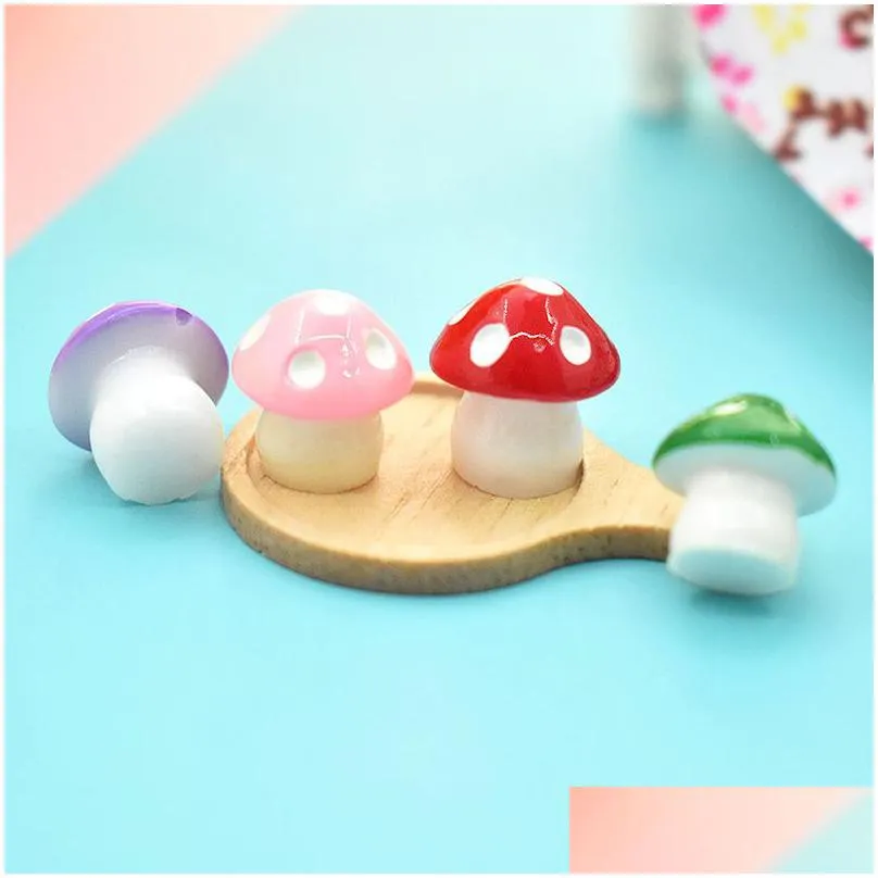 Small Resin Mushroom Halloween Party Decorations Outdoor Festival Prop Decoration Drop Delivery Dhp5B