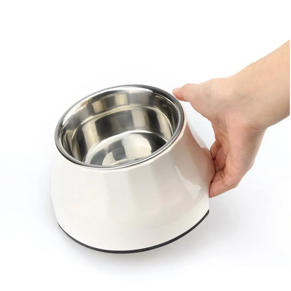 Raised Dog Bowls Nonskid Melamine Feeding Station for Cozy Eating Dishwasher Safe Long Legged Dogs Y200917