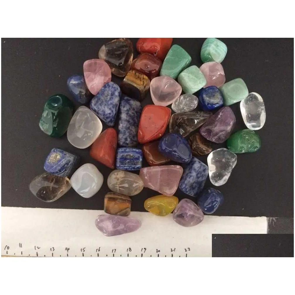 Chakra DingSheng Natural Mixed Stones Gravel Crystal Quartz Tumbled Stone Chips Amethyst Aventurine Jasper Lapis Lazuli For Healing