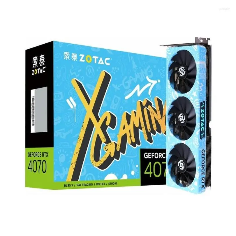 Graphics Cards ZOTAC RTX 4070 12GB X-GAMING 12G Video RTX4070 GPU Graphic Card