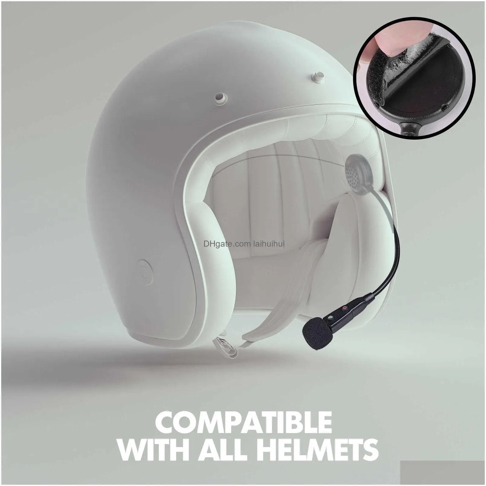 car v2-1 motorcycle bluetooth intercom helmet headset wireless waterproof hands- call kit stereo music earphone walkie talkie