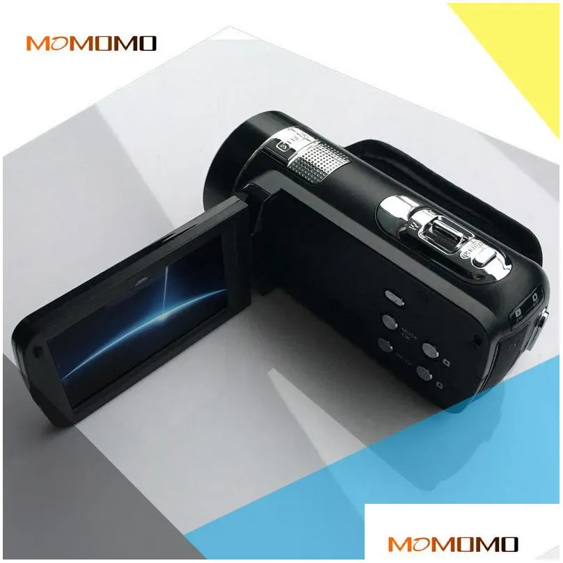 Digital Cameras MOMOMO with 3 0 inch Rotating Screen Portable HD Video wtih Li ion battery Gift DVR DV 230227