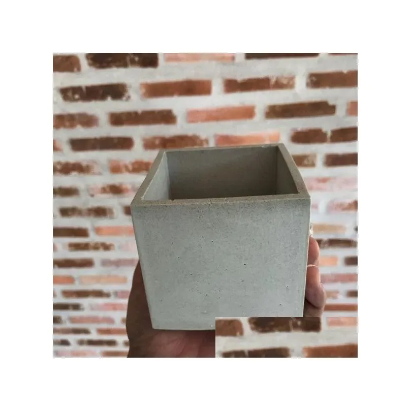 Novelty Items Hexagon Flowerpot Concrete Sile Mold For Succent Plants Round Pen Container Plaster Gypsum Mod Cement Clay Resin Drop De Dhotx