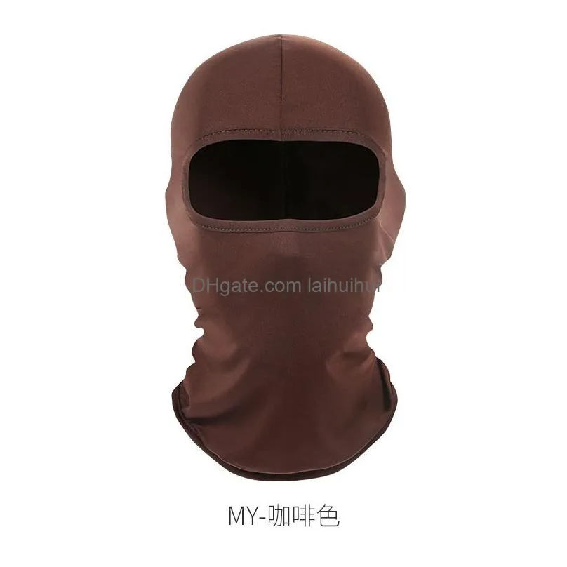 mens caps cycling balaclava full face ski mask bicycle hat windproof breathable anti-uv motocross motorcycle helmet liner hats