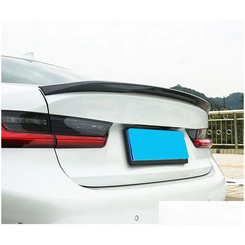 abs material car rear trunk wing lip spoiler for b-mw 3 series g20 m3/ m4/ mp style
