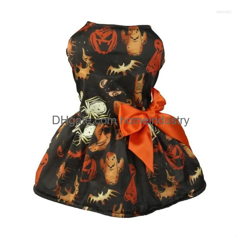 Dog Apparel Dog Apparel Unique Pet Costumes For Halloween Odorless Clothes Spooky Supplies Design Lovely Drop Delivery Home Garden Pet Dhfwo