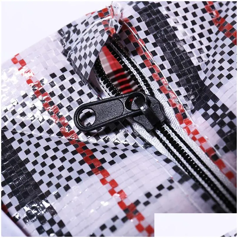 large laundry bags oxford cloth lattices home moving storage bag waterproofing luggage handbag black blue red color 3 3zr e1