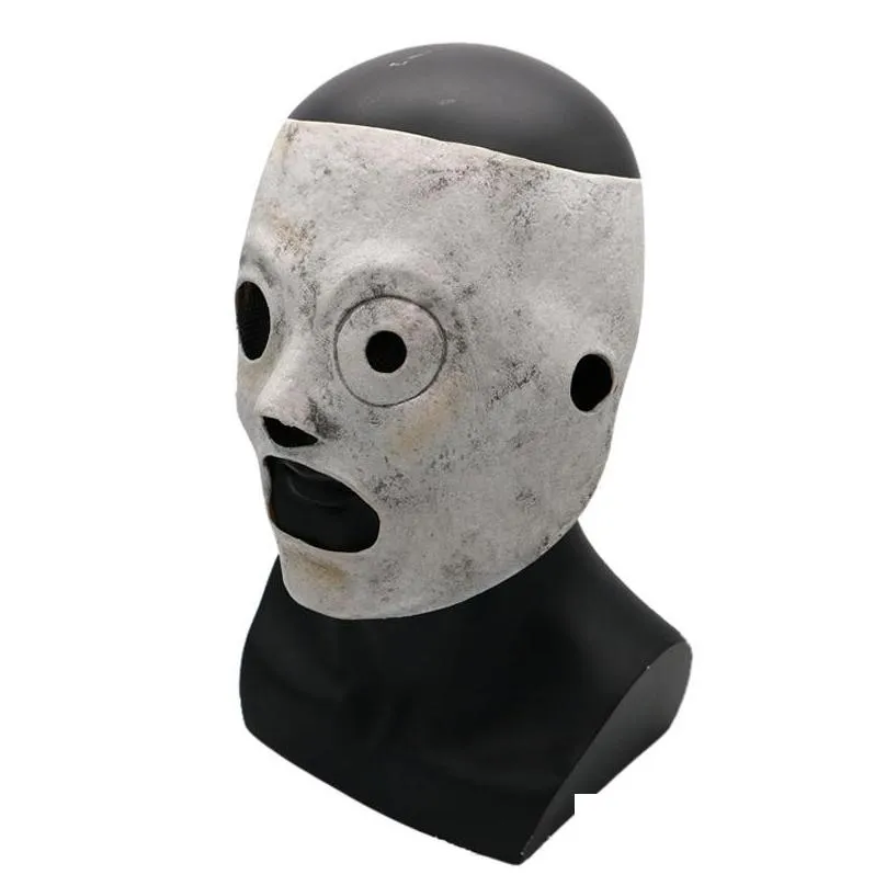 funny movie slipknot cosplay mask event corey taylor cosplay latex mask halloween slipknot mask party bar costume props3146423