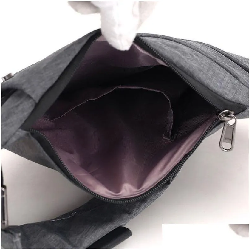 Anti-theft Chest Bag Security Concealed Left Right Tactical Storage Gun Holster Pouch Police Men Nylon Shoulder Messenger Bag Q0109