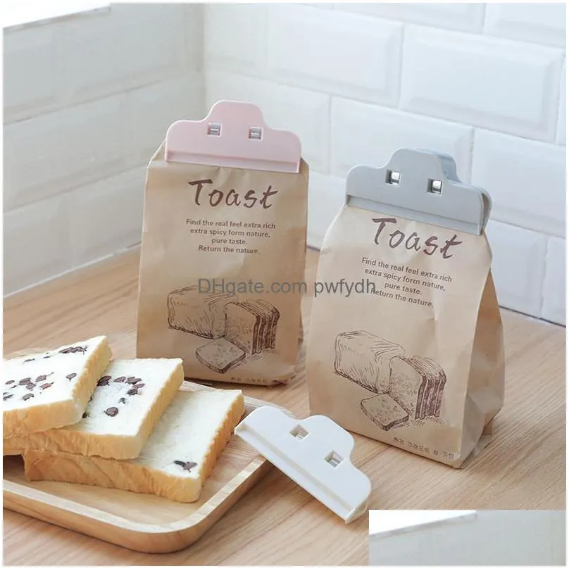 5 pcs/ portable large-scale kitchen snacks sealing sealing bag clip moisture-proof sealing device hh587