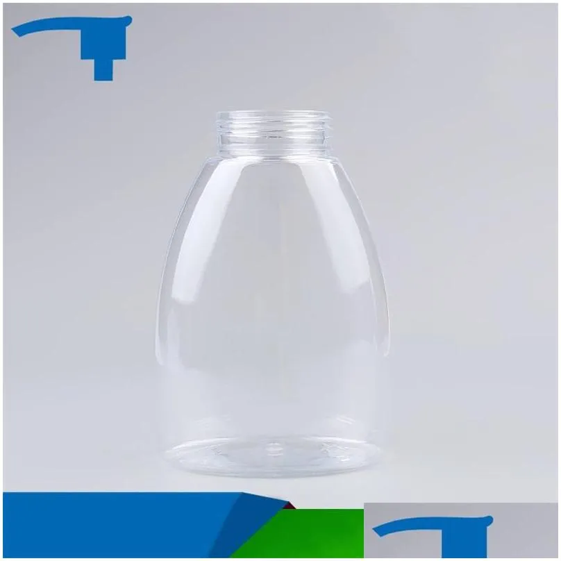 250ml empty storage bottle pet plastic cleansing cream mousse transparent press hand sanitizer bottles wear resistant strong sealing 2jy