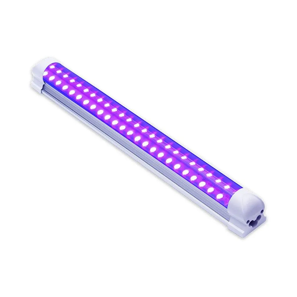 LED UV Black Light Fixtures 10W DJ Party Strip Lights Effect Stage Purple led Tube For Christmas Bar Disco Club Halloween Y201006