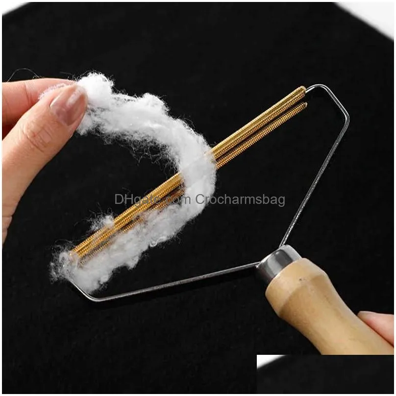 Lint Remover New Hair Removal Ball Knitting Tool Portable Lint Agent Carpet Wool Coat Clothes Shaver Brush Tools Manual Pet Drop Deliv Dhwpc